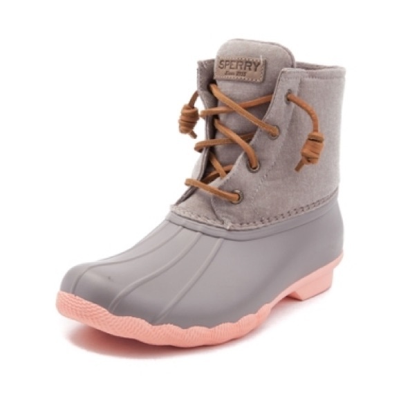 sperry coral duck boots